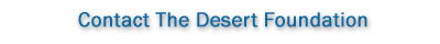 Welcome To The Desert Foundation